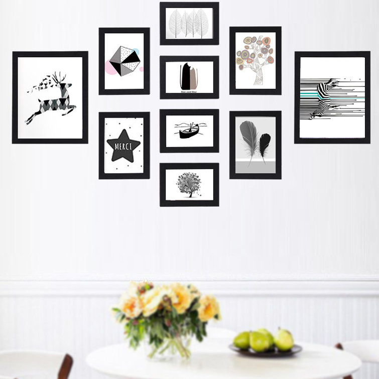 Ivy Bronx Buckman 10 Piece Collage Picture Frame Set & Reviews Wayfair.ca